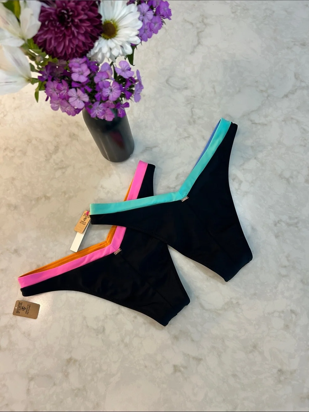 NWT PINK V-FRONT ITSY BIKINI BOTTOM - BUNDLE